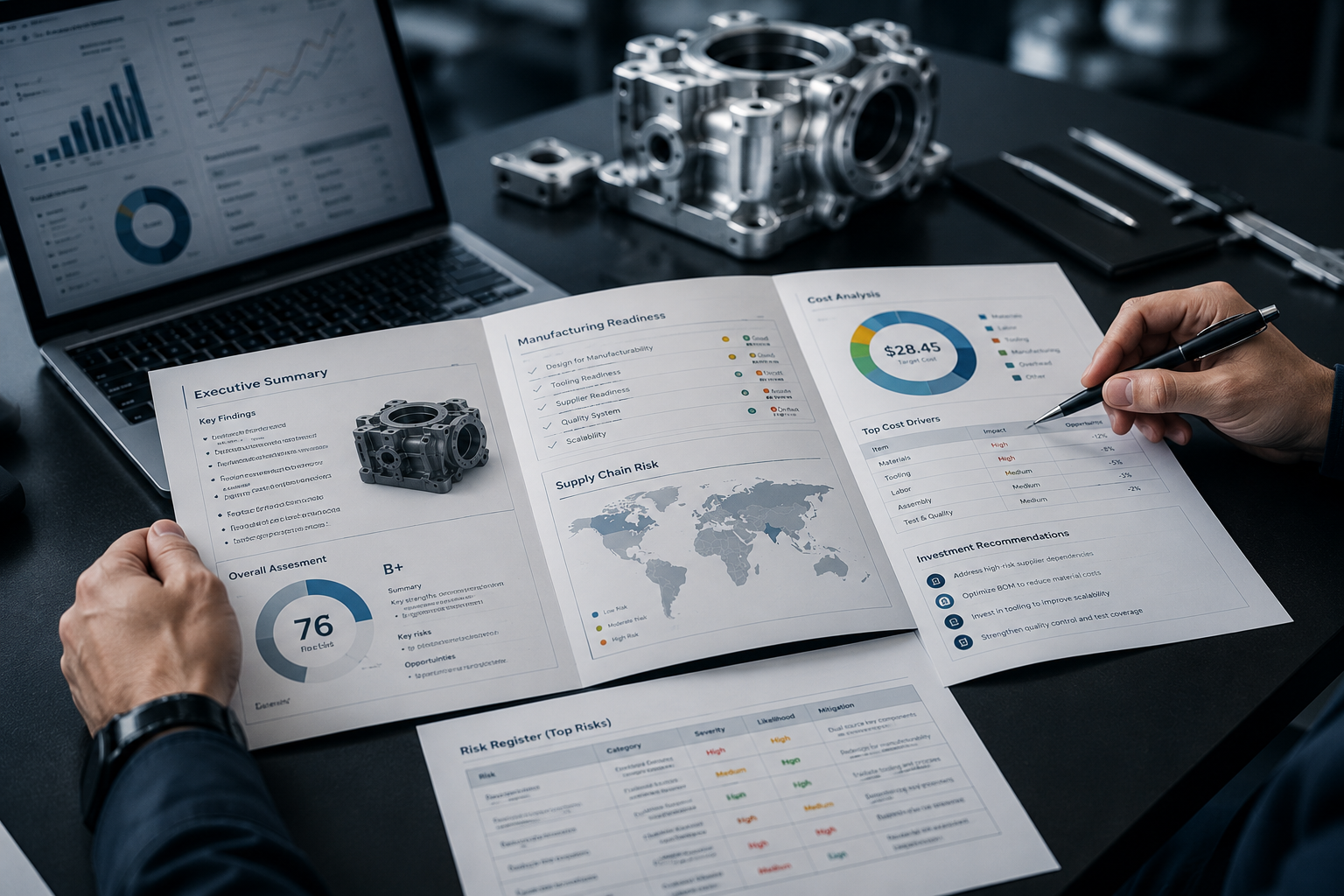 Hardware diligence report deliverables
